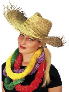 smiffys beachcomber hawaiian straw hat