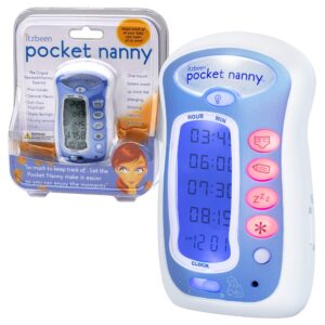 Pocket Nanny - Baby Care Timer, Round The Clock Tracker Includes 4 Different Count up Reminders for Nursing Sleeping Changing & More to Check How Long It's Been- Soft Glow Nightlight for Babies, Kids