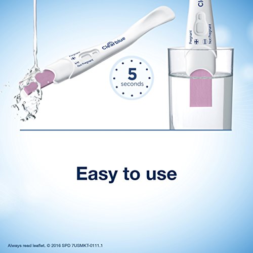 Clearblue Rapid Detection Pregnancy Test, 3 Count Prueba de embarazo Rapid Detection Clearblue