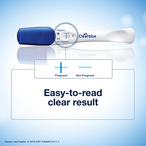 Clearblue Rapid Detection Pregnancy Test, 3 Count Prueba de embarazo Rapid Detection Clearblue