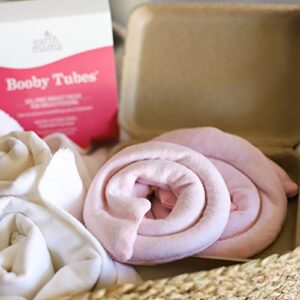 Earth Mama Booby Tubes | Gel-Free Hot & Cold Compress Nursing Packs for Breastfeeding & Tender Breasts, 4.2-Ounce