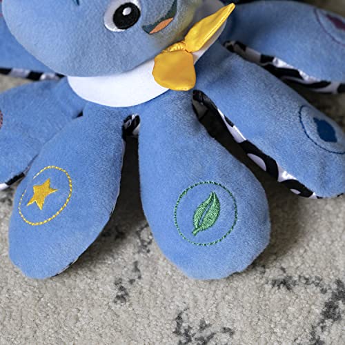 Baby Einstein Octoplush Musical Octopus Stuffed Animal Plush Toy, Age 3 Month+, Blue, 11"