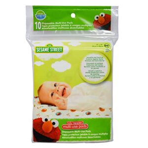 neat solutions sesame street multi-use pads, 10 count