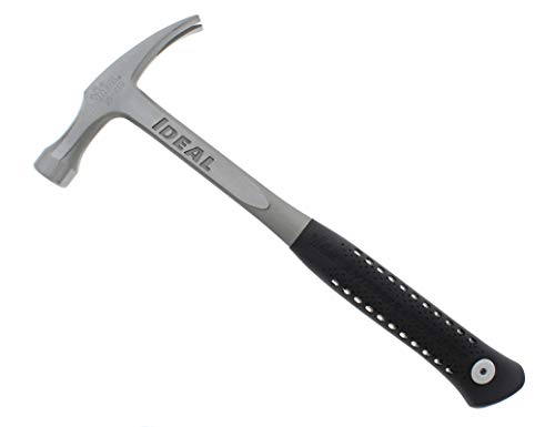 IDEAL Electrical 35-210 Drop-Forged Hammer - Electrician's Hammer 18 oz. 12-1/2 in. Claw Hammer