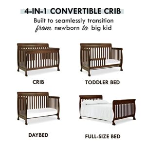 DaVinci Kalani 4-in-1 Convertible Crib in Espresso, Greenguard Gold Certified