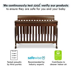 DaVinci Kalani 4-in-1 Convertible Crib in Espresso, Greenguard Gold Certified