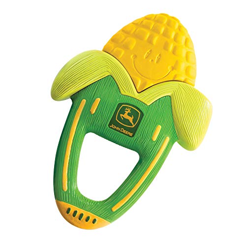 Lamaze John Deere Corn Massaging Baby Teether - John Deere Baby Teething Toy - Newborn Toys for Baby Teething Relief