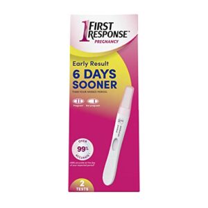 first response early result pregnancy test, 2 pack (packaging & test design may vary)