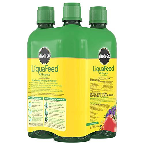 Miracle-Gro Liquafeed All Purpose Plant Food, 4-Pack Refills