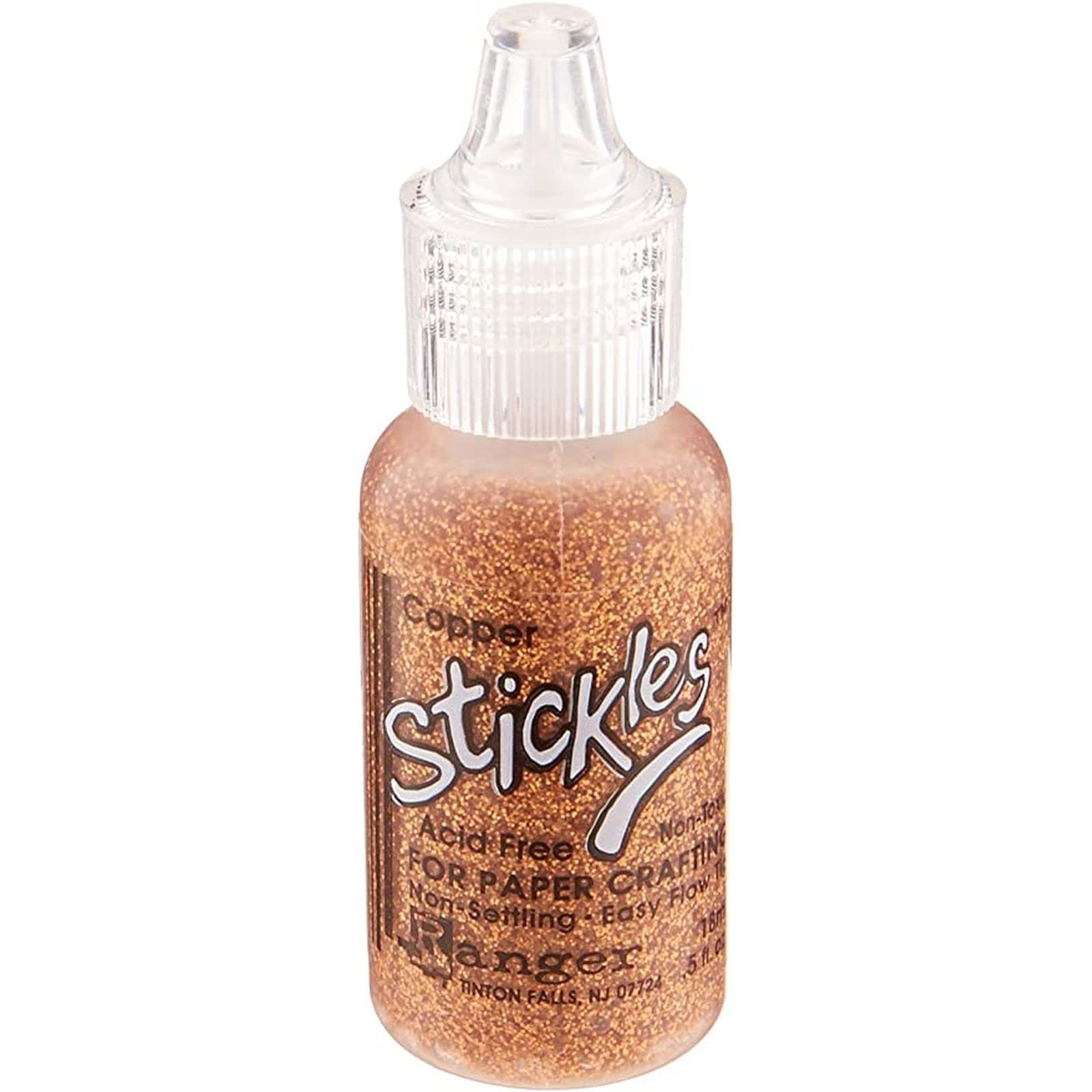 Ranger 1/2-Ounce Stickles Glitter Glue, Copper