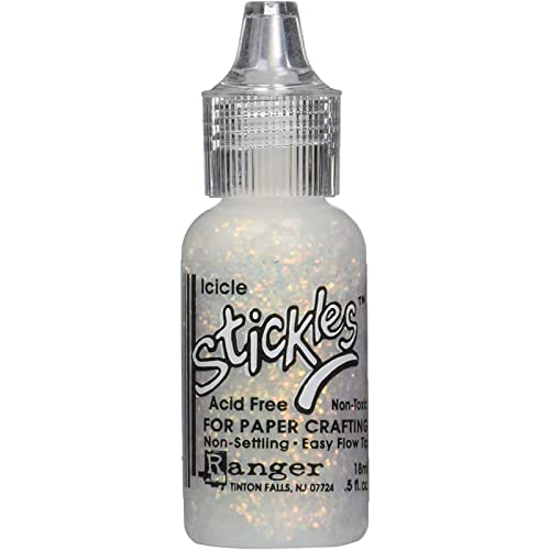 Ranger Stickles Glitter Glue 1/2-Ounce, Icicle (SGG01-836)