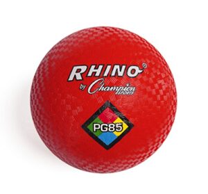 champion sports playground ball (red, 8.5-inch)