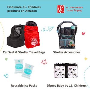 J.L. Childress Pack 'N Protect Cooler - Insulated Bag for Glass Baby Bottles & Food Containers - Dividers & Shelves - Insulated & Leak Proof Bottle Bag - Breastmilk Cooler Bag for Travel - Black