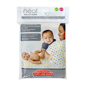 neat solutions neat-ware tidy topper™ multi-use disposable pads, 19" x 15", 10 count