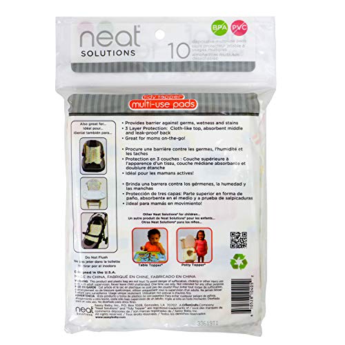 Neat Solutions Neat-Ware Tidy Topper™ Multi-Use Disposable Pads, 19" x 15", 10 Count