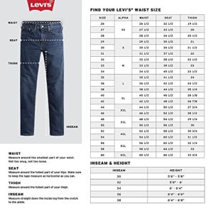 Levi's Men's 501 Original Fit Jeans (Also Available in Big & Tall), Medium Stonewash, 32W x 32L