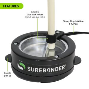 Surebonder 805 4" Diameter Glue Skillet , Black