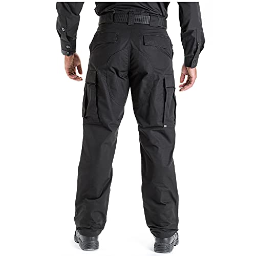 5.11 Tactical Men's Ripstop TDU Pants, Black, Large/Regular