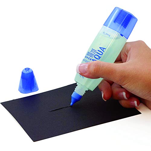 Tombow 52180 MONO Aqua Liquid Glue, 1.69 Ounce, 1-Pack. Dual Tip Dispenser for Precise to Full Coverage Application that Dries Clear.