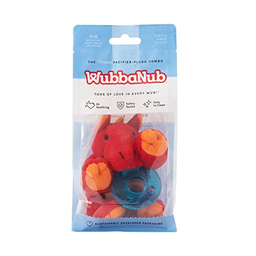 WubbaNub Infant Pacifier - Red Dragon