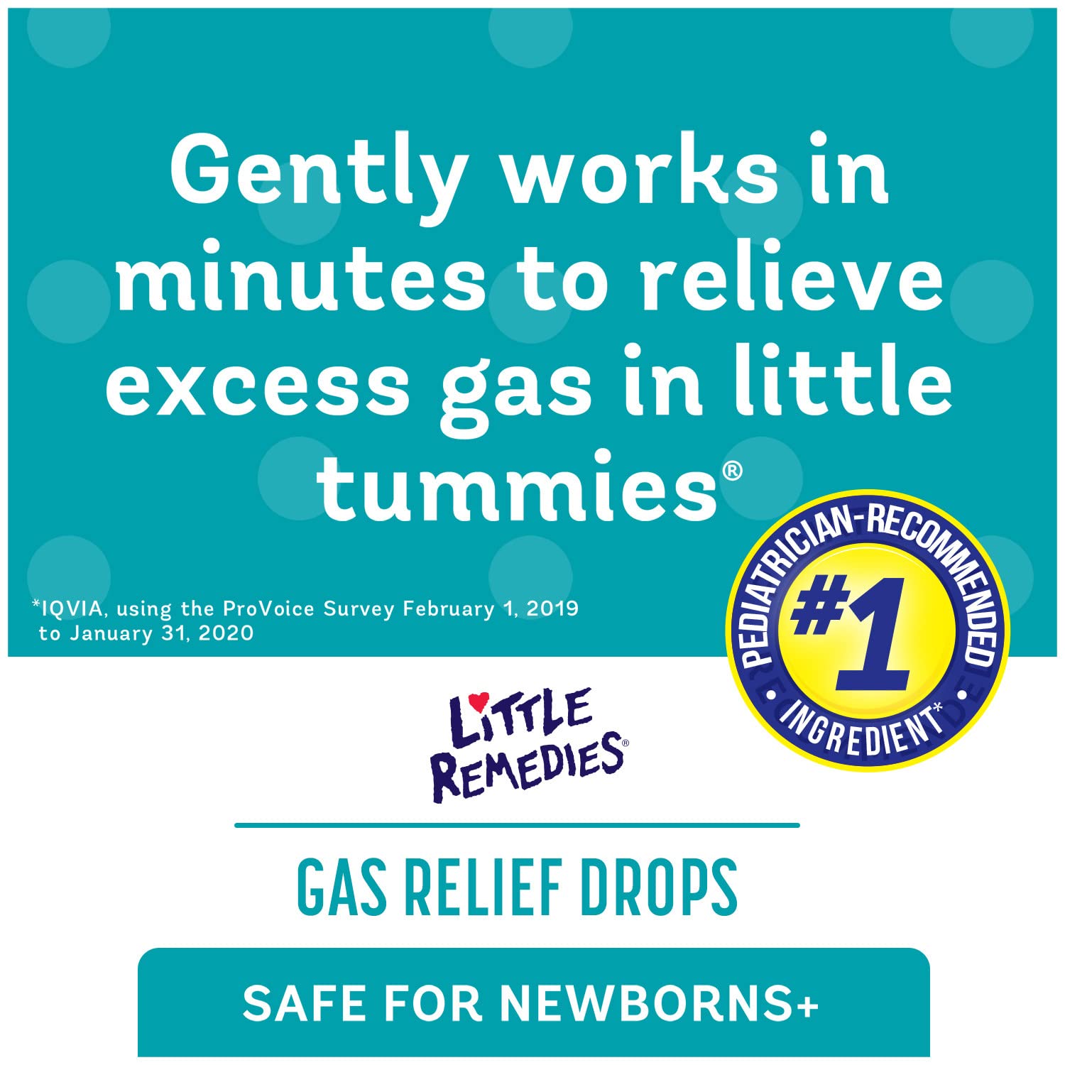 Little Remedies Gas Relief Drops | Natural Berry Flavor | 1 oz. | Pack of 1 | Gently Works in Minutes | Safe for Newborns