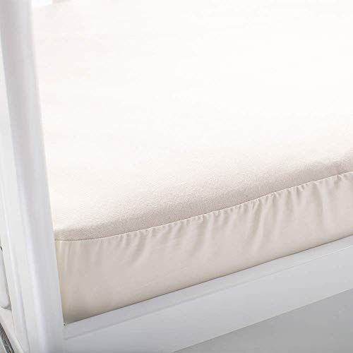 Naturepedic Organic Waterproof Baby Crib Mattress Pad, Removable Protector Pad for Baby and Toddler Beds, Fitted for Standard Crib Size