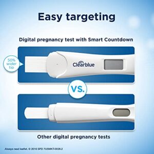 Clearblue Digital Pregnancy Test with Smart Countdown, 5 count