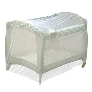 jeep universal size pack n play mosquito net tent, white