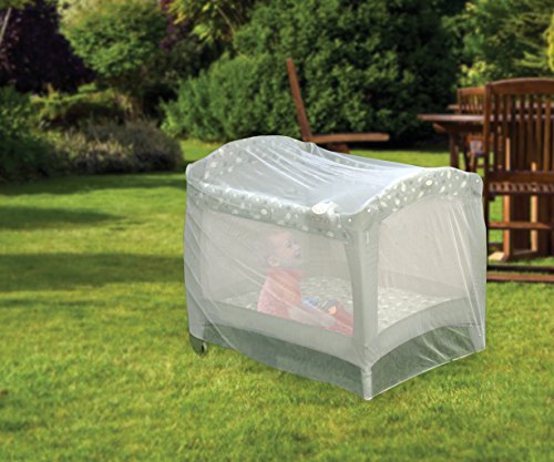 Jeep Universal Size Pack N Play Mosquito Net Tent, White