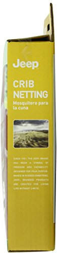 Jeep Crib Universal Size Crib Mosquito Net, White