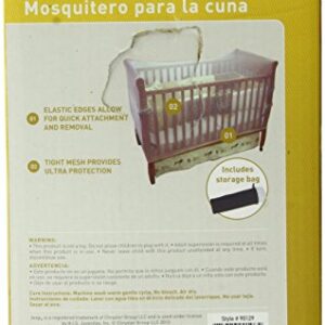 Jeep Crib Universal Size Crib Mosquito Net, White