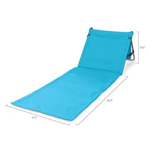 ONIVA - a Picnic Time brand Beachcomber Portable Beach Mat, Soft Beach Lounger, Backpack Beach Chair & Tote