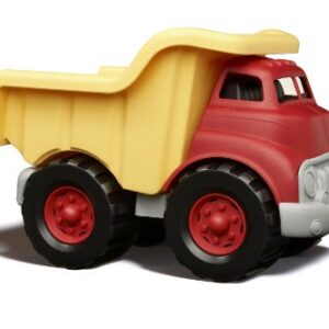 Green Toys Dump Truck in Yellow and Red - BPA Free, Phthalates Free Toys for Gross/Fine Motor Skill Development. Pretend Play , Red/Yellow