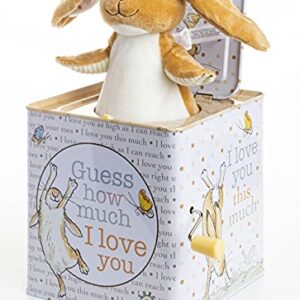 KIDS PREFERRED Guess How Much I Love You - Nutbrown Hare Jack-in-The-Box - Musical Toy for Babies