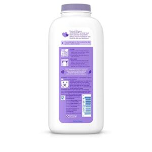 Johnson's Lavender Baby Powder with Naturally Derived Cornstarch, Hypoallergenic and Paraben Free, 15 oz