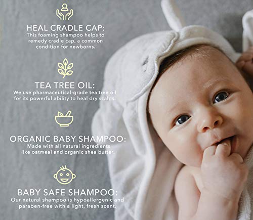 BELLA B Bee Gone Cradle Cap Baby Shampoo 8 oz - Natural Shampoo - Dry Scalp Shampoo - Cradle Cap Shampoo For Babies - Cradle Cap Treatment For Babies - Organic Baby Shampoo- Natural Baby Shampoo
