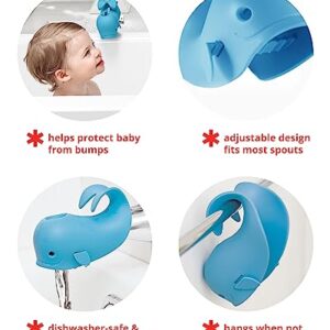 Skip Hop Baby Bath Spout Cover, Universal Fit, Moby, Blue