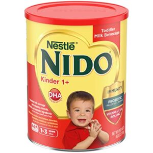 NIDO Kinder 1+ Toddler Powdered Milk – 56.3 Oz (3.52 LB)