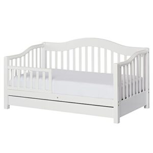 dream on me toddler day bed in white, greenguard gold certified