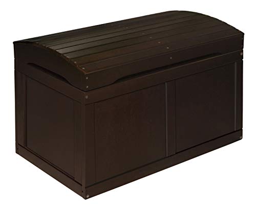 Hardwood Safety Hinge Barrel Top Toy Storage Chest