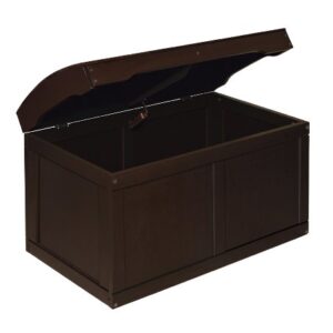 Hardwood Safety Hinge Barrel Top Toy Storage Chest