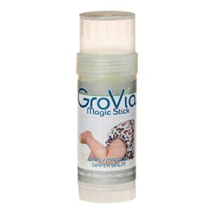grovia all natural magic stick baby diaper balm for baby diapering (2 oz)