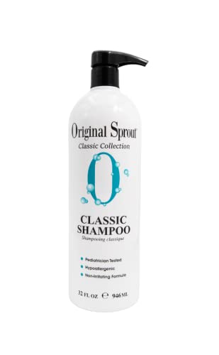 Original Sprout Classic Shampoo, Hair Products for Baby’s, Toddler’s, Kids, & Adult Women & Men, Helps Alleviate Dandruff or Dry Scalp, Sulfate Free (32 oz)