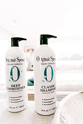 Original Sprout Classic Shampoo, Hair Products for Baby’s, Toddler’s, Kids, & Adult Women & Men, Helps Alleviate Dandruff or Dry Scalp, Sulfate Free (32 oz)