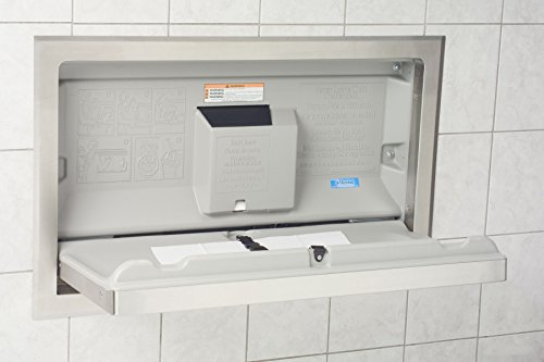 Koala Kare KB110-SSRE Horizontal Recessed Baby Changing Station, Stainless Steel