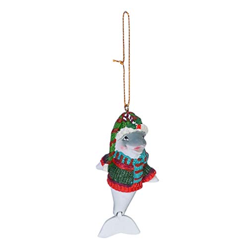 Beachcombers Hinged Dolphin Christmas Xmas Ornament Multi