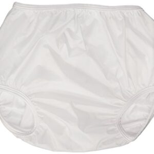 Dappi Waterproof 100% Nylon Diaper Pants, White, X-Large (2 Count)