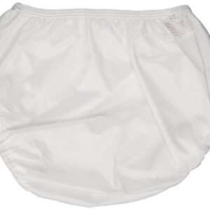 Dappi Waterproof 100% Nylon Diaper Pants, White, X-Large (2 Count)