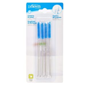 dr. brown's natural flow cleaning brush- assorted color(4-count/single pack)