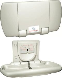 american specialties surface mounted baby changing station
